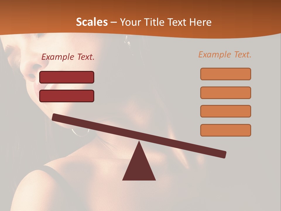Element Cartoon Flower PowerPoint Template
