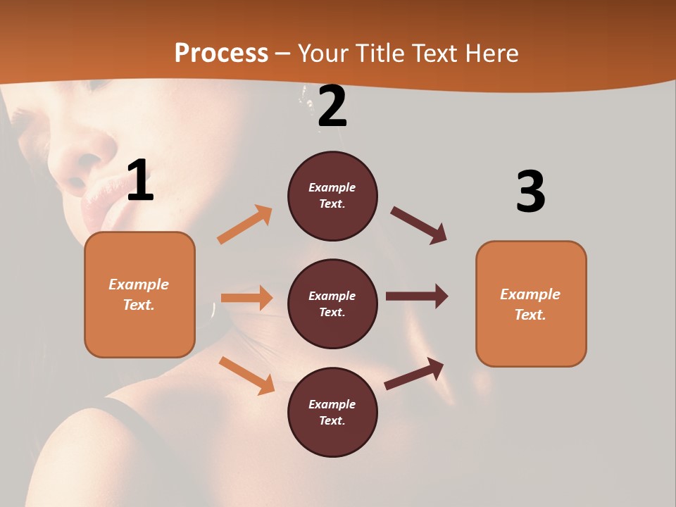 Element Cartoon Flower PowerPoint Template