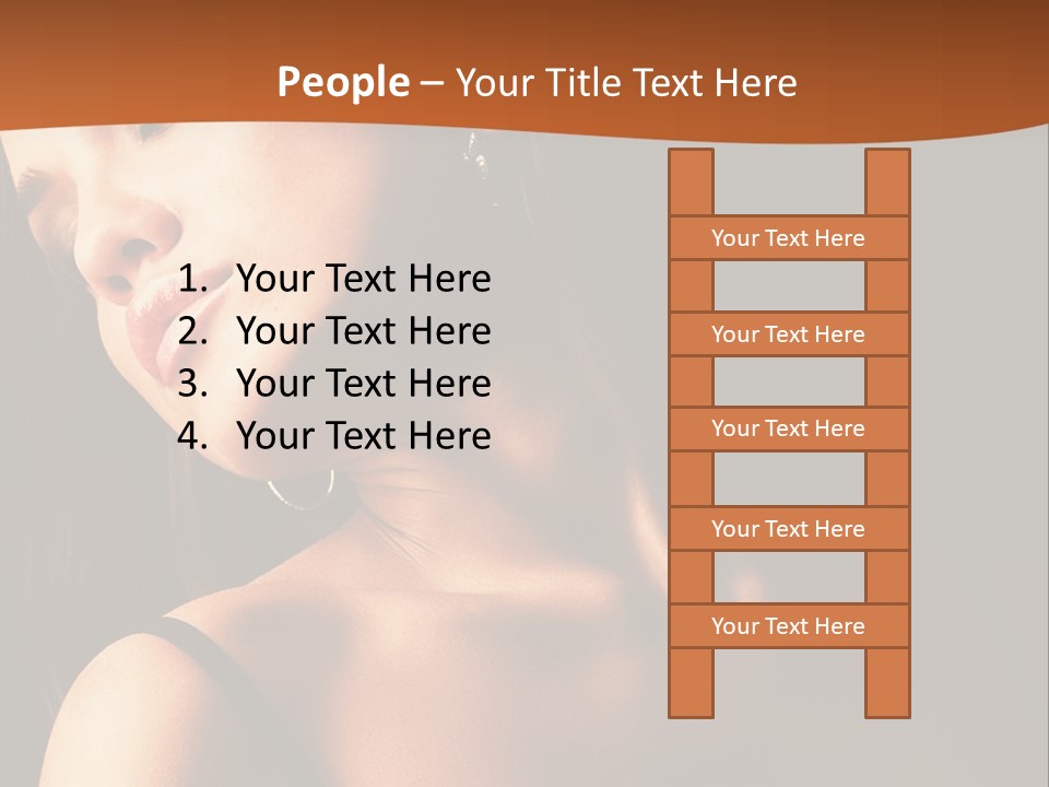 Element Cartoon Flower PowerPoint Template