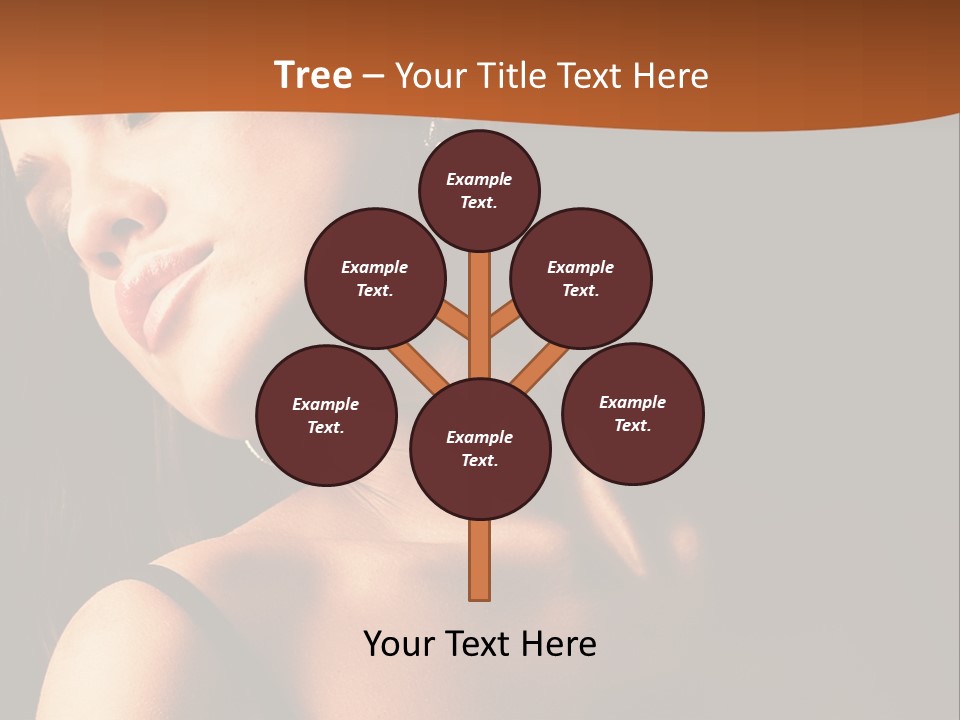 Element Cartoon Flower PowerPoint Template