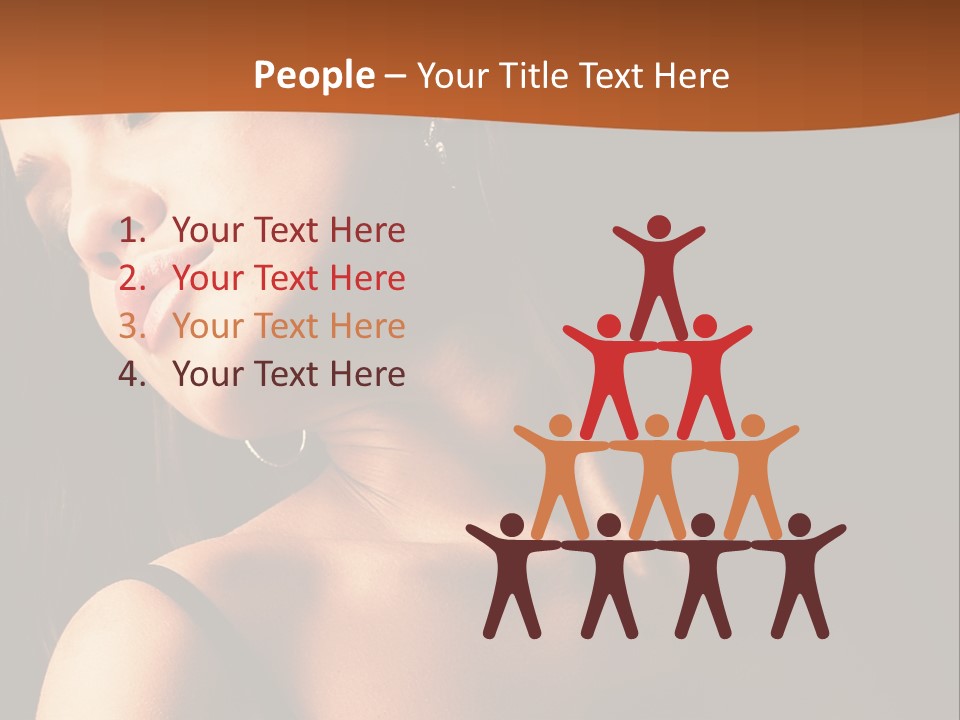 Element Cartoon Flower PowerPoint Template