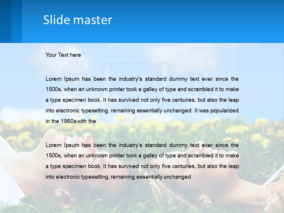 Isolated Star Birthday PowerPoint Template