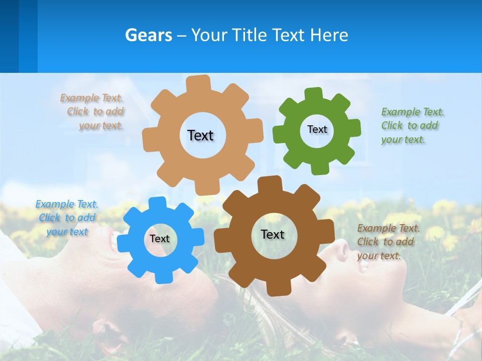 Isolated Star Birthday PowerPoint Template