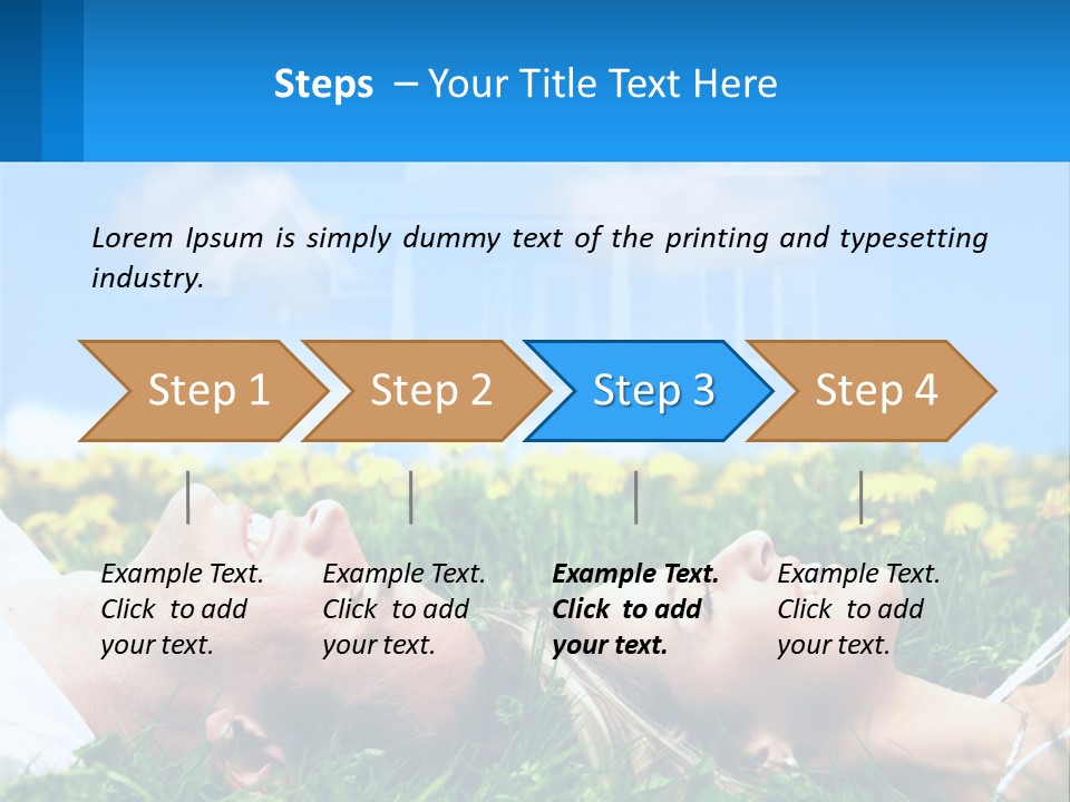 Isolated Star Birthday PowerPoint Template