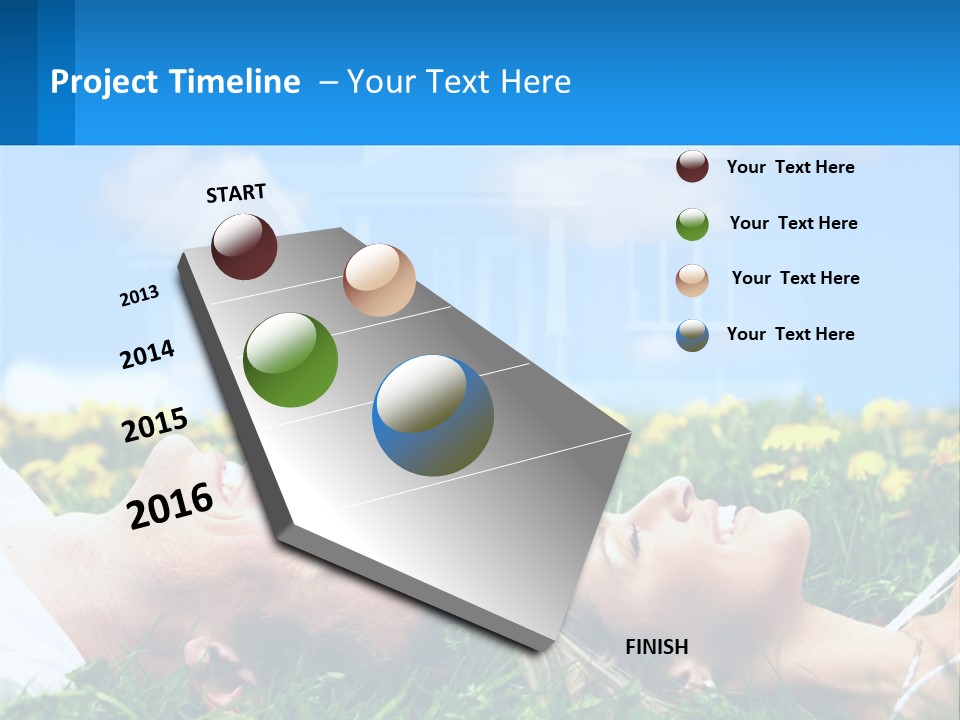 Isolated Star Birthday PowerPoint Template