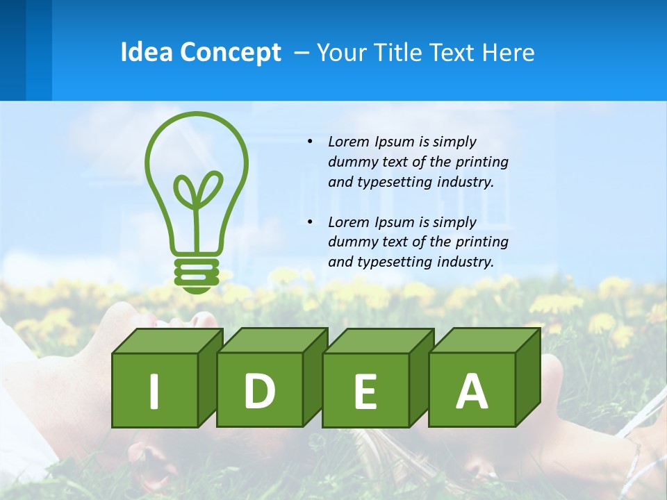 Isolated Star Birthday PowerPoint Template