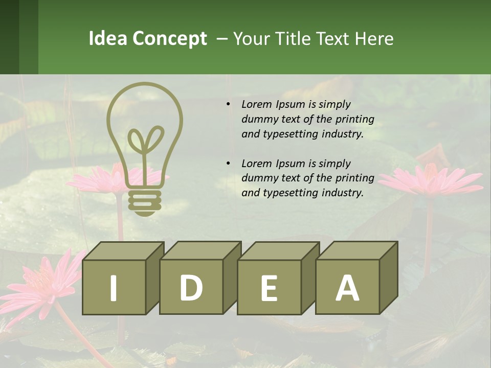 Card Hat Stamp PowerPoint Template