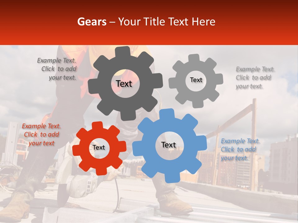 Doodle Stamp Gift PowerPoint Template