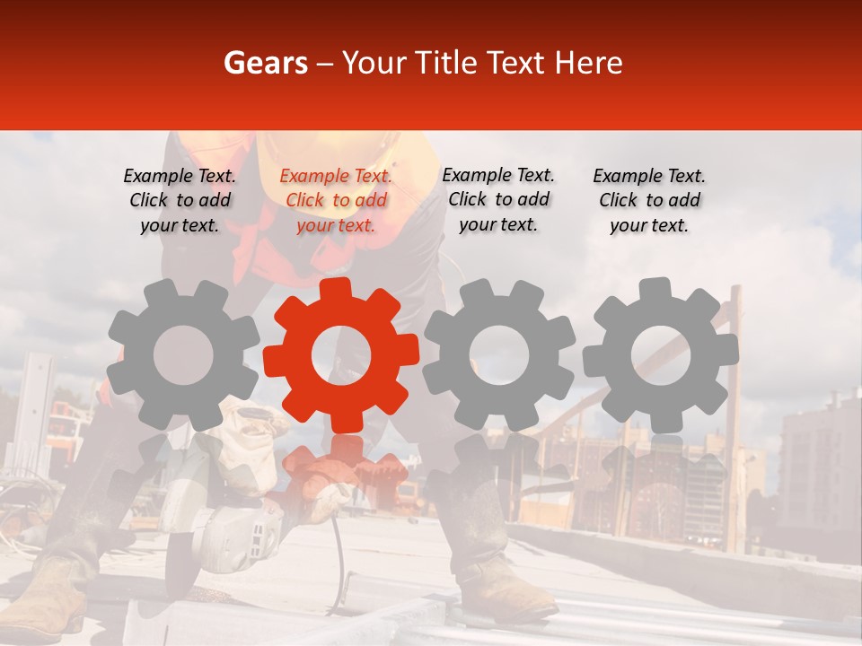 Doodle Stamp Gift PowerPoint Template