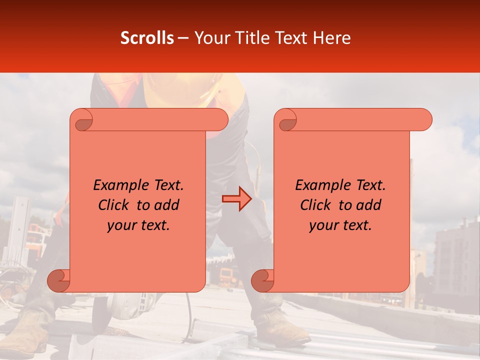 Doodle Stamp Gift PowerPoint Template