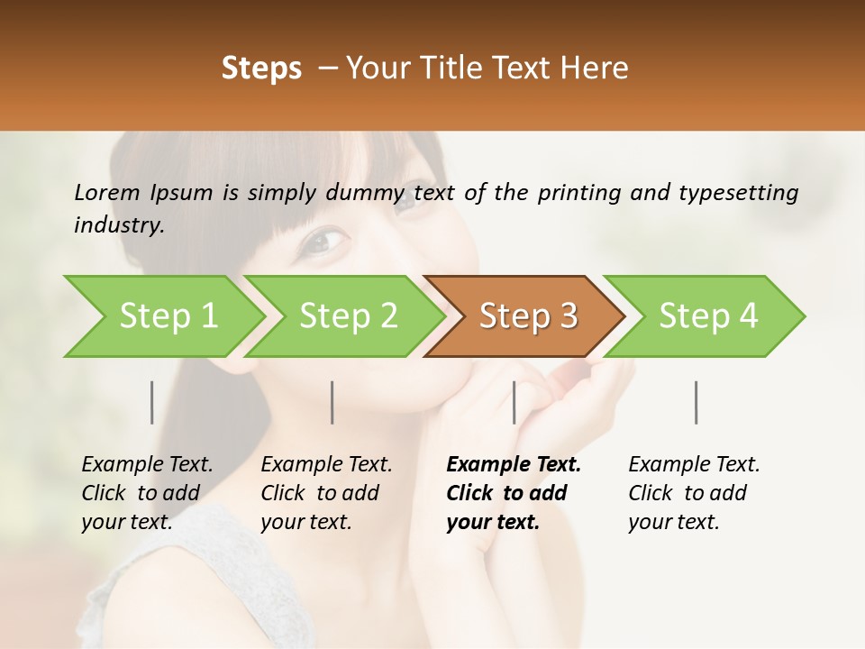 Greeting Banner Background PowerPoint Template