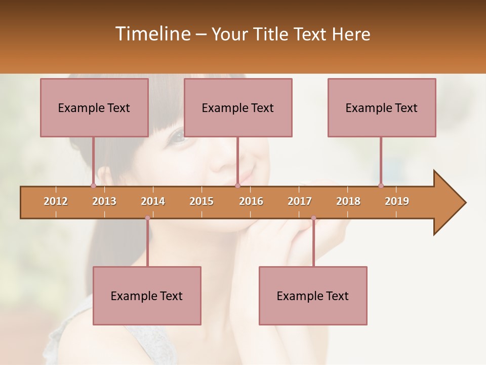 Greeting Banner Background PowerPoint Template