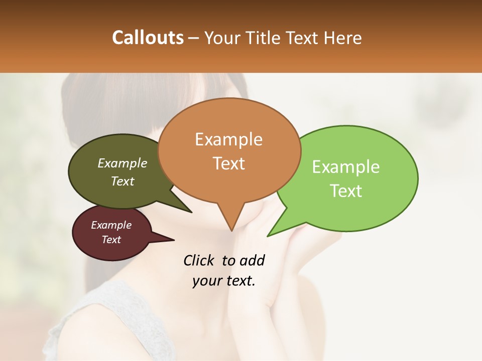 Greeting Banner Background PowerPoint Template