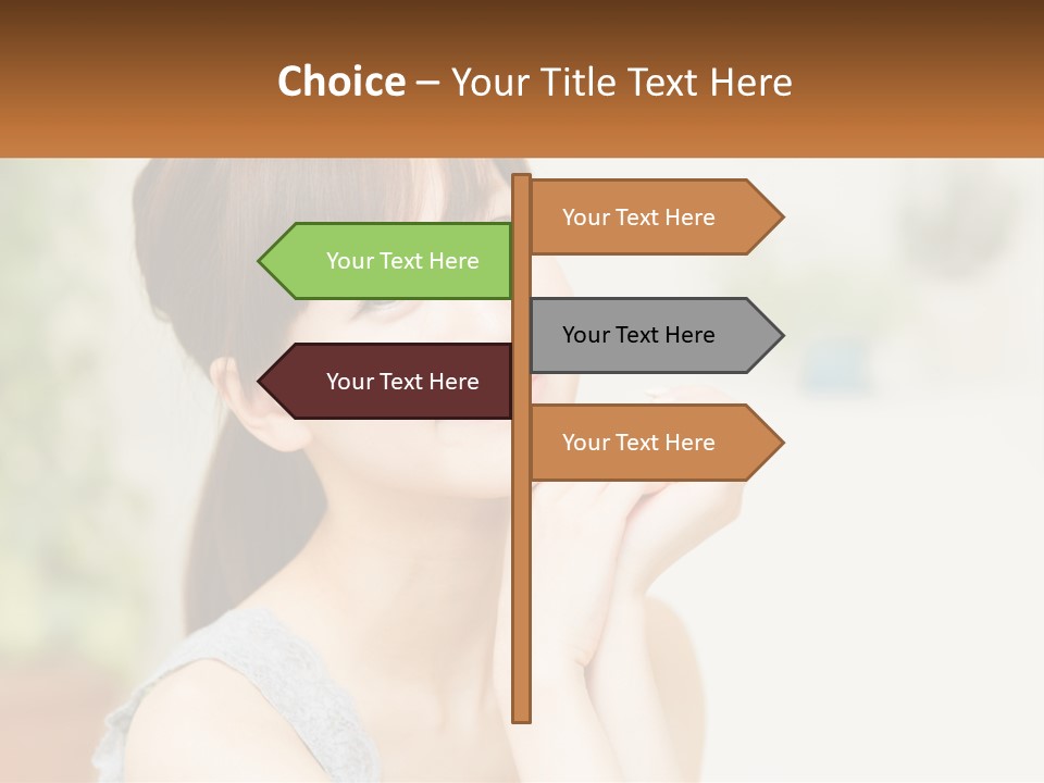 Greeting Banner Background PowerPoint Template