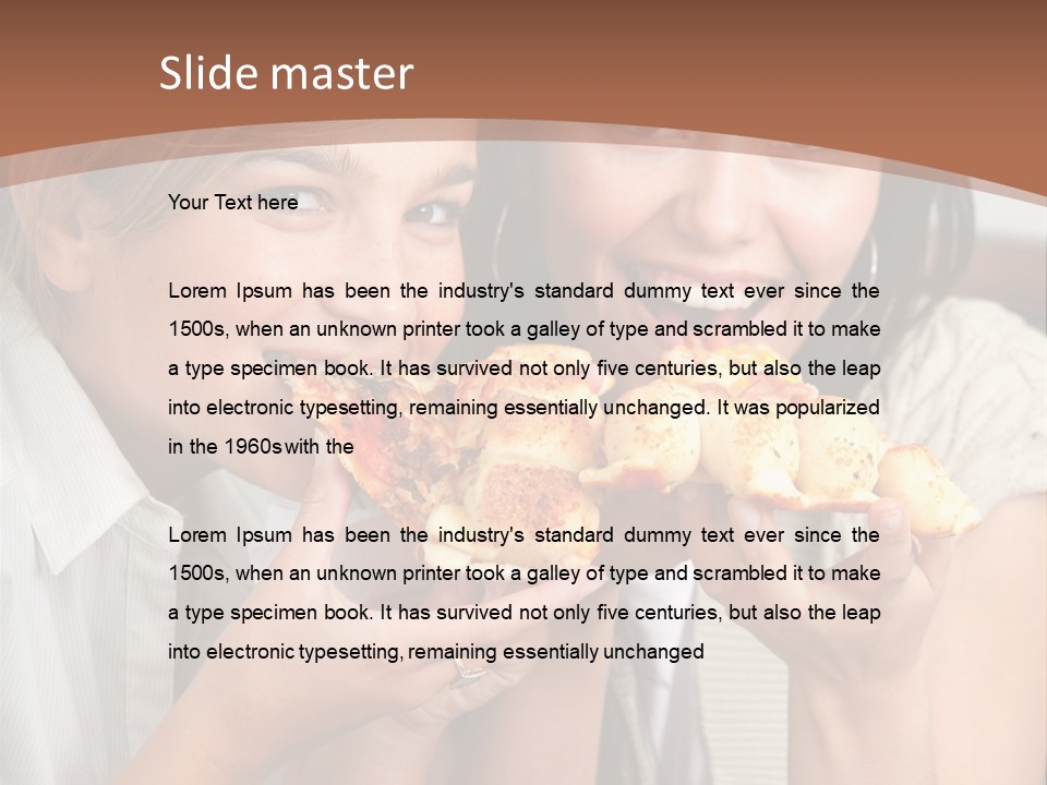 Greeting Candle Chocolate PowerPoint Template