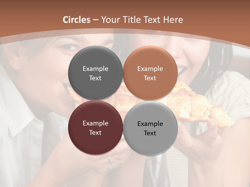 Greeting Candle Chocolate PowerPoint Template