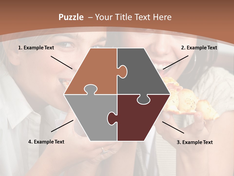 Greeting Candle Chocolate PowerPoint Template