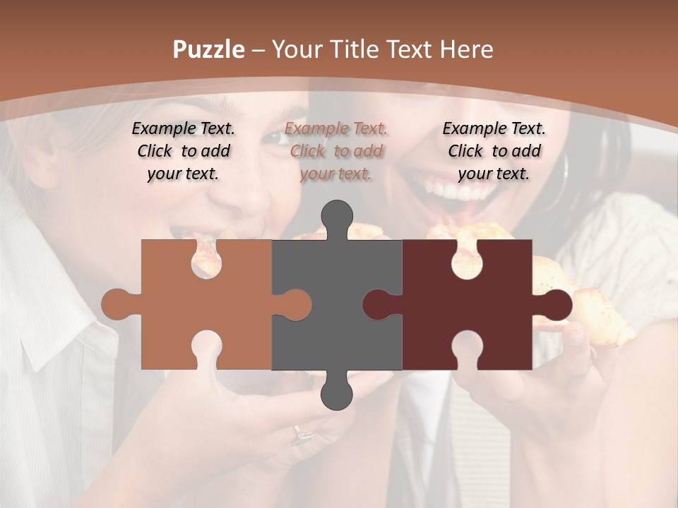 Greeting Candle Chocolate PowerPoint Template