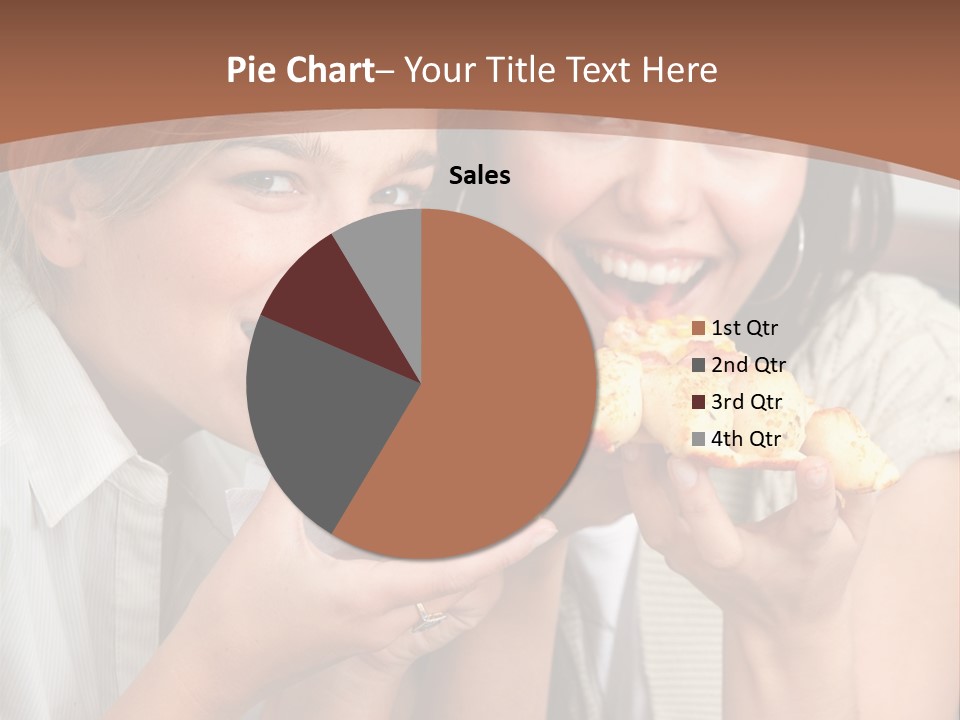 Greeting Candle Chocolate PowerPoint Template