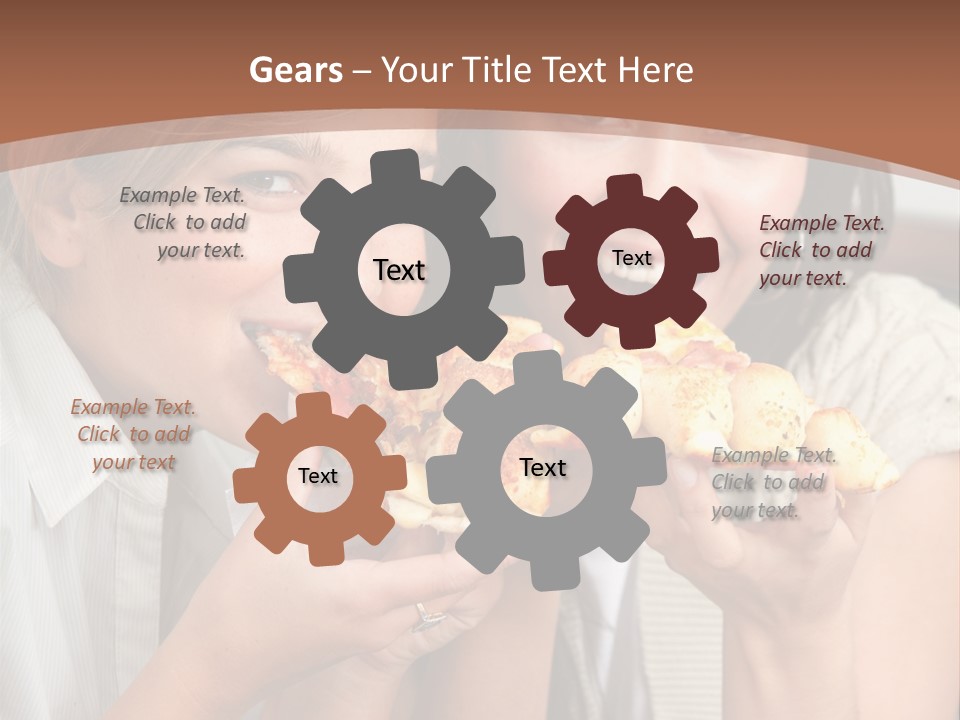 Greeting Candle Chocolate PowerPoint Template