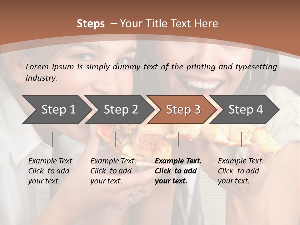 Greeting Candle Chocolate PowerPoint Template
