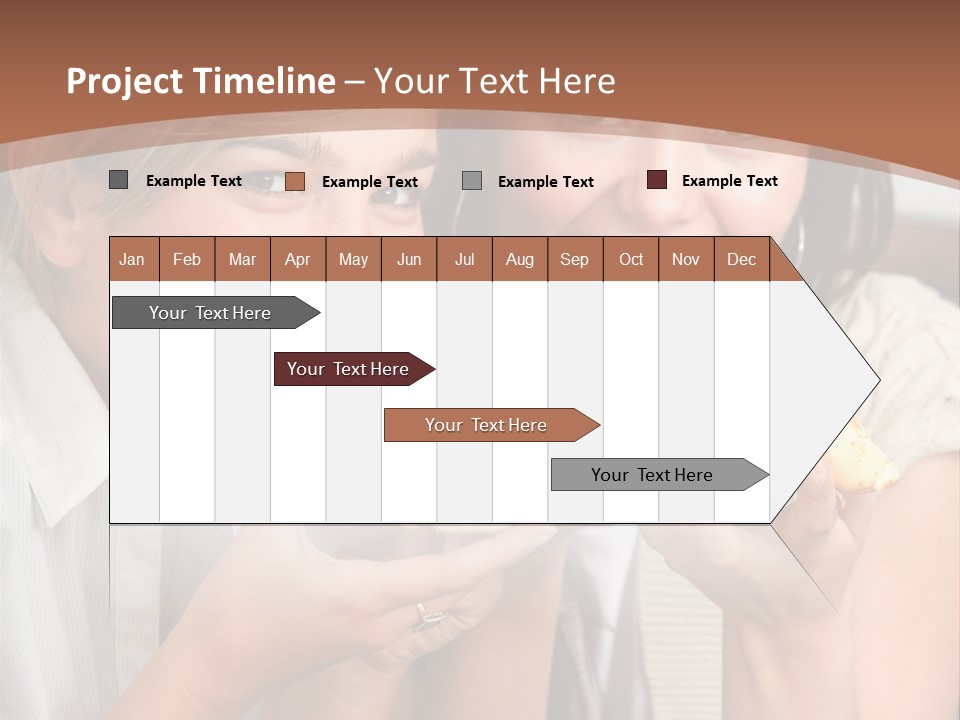 Greeting Candle Chocolate PowerPoint Template