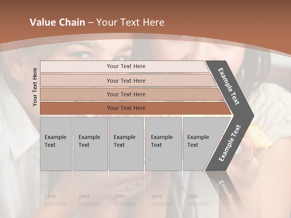 Greeting Candle Chocolate PowerPoint Template