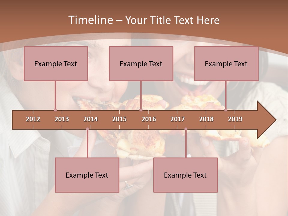 Greeting Candle Chocolate PowerPoint Template