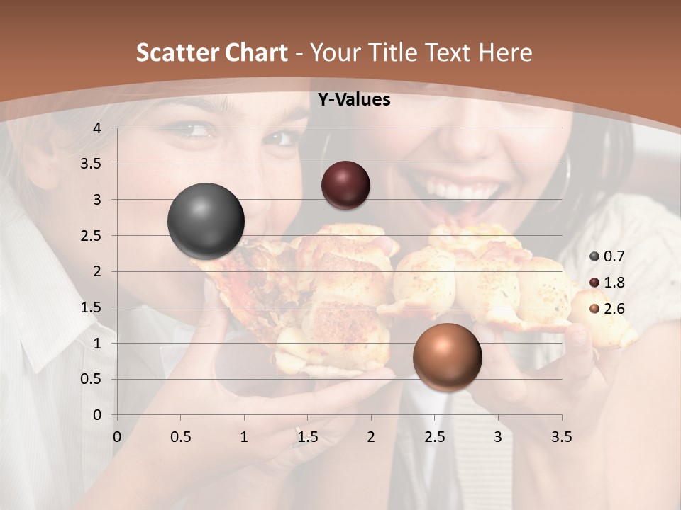 Greeting Candle Chocolate PowerPoint Template