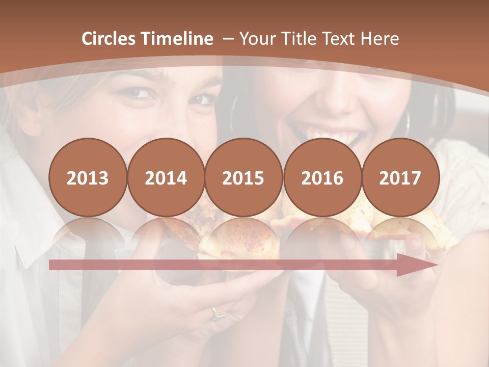 Greeting Candle Chocolate PowerPoint Template