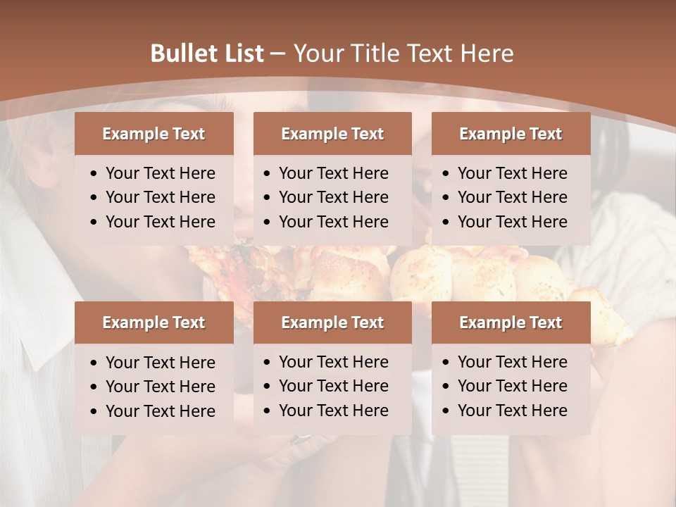 Greeting Candle Chocolate PowerPoint Template