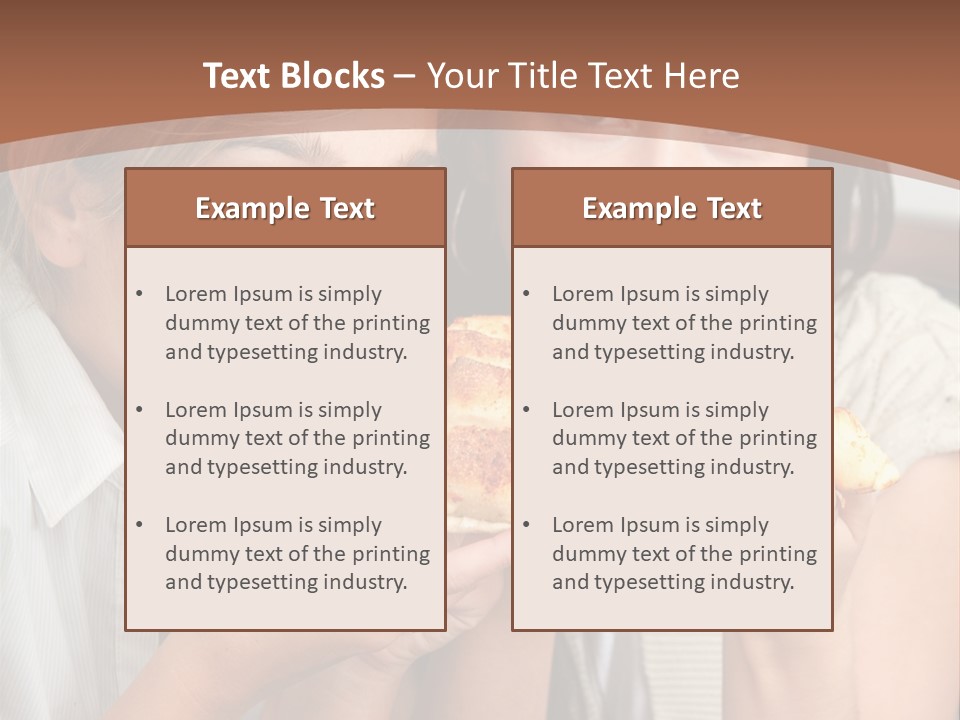 Greeting Candle Chocolate PowerPoint Template