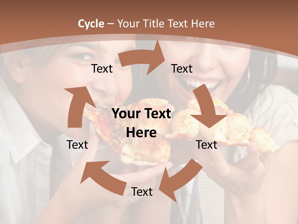 Greeting Candle Chocolate PowerPoint Template