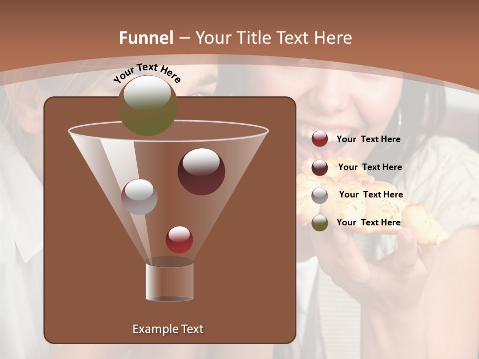 Greeting Candle Chocolate PowerPoint Template