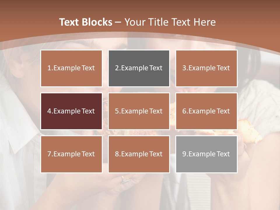 Greeting Candle Chocolate PowerPoint Template