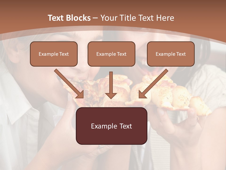 Greeting Candle Chocolate PowerPoint Template