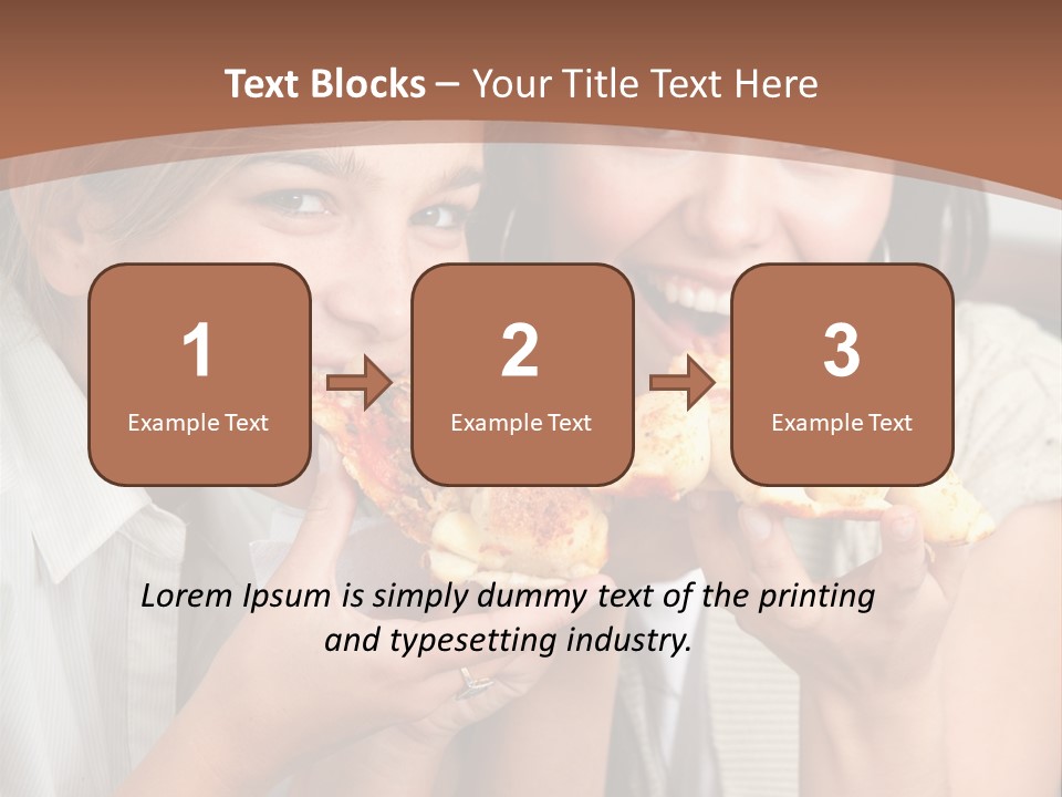 Greeting Candle Chocolate PowerPoint Template