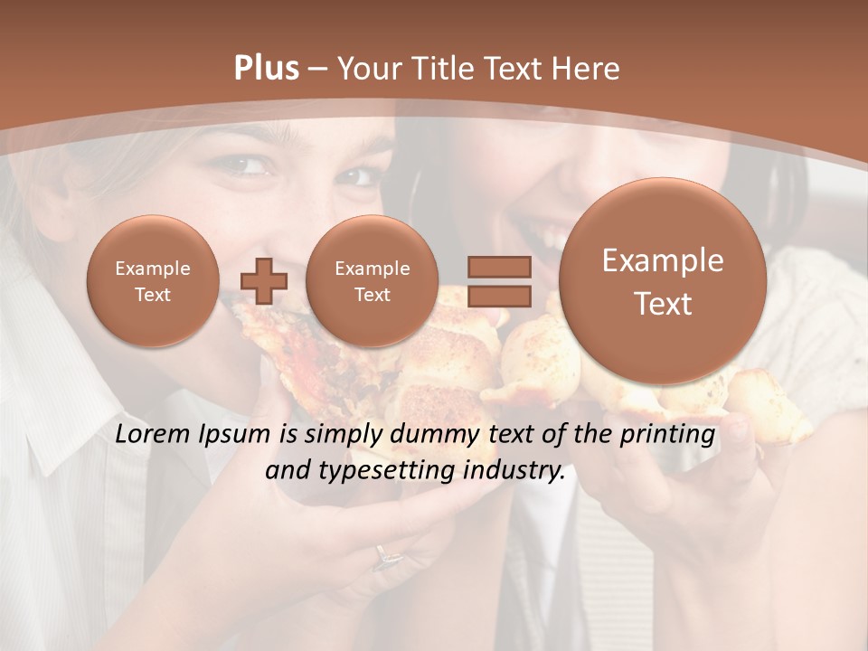 Greeting Candle Chocolate PowerPoint Template