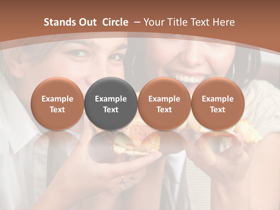 Greeting Candle Chocolate PowerPoint Template