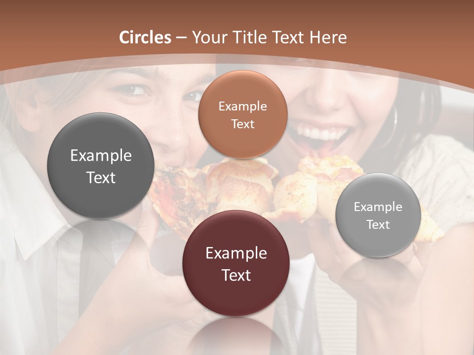 Greeting Candle Chocolate PowerPoint Template