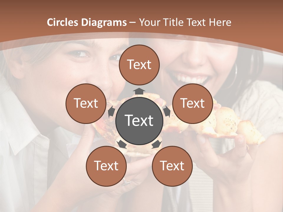 Greeting Candle Chocolate PowerPoint Template