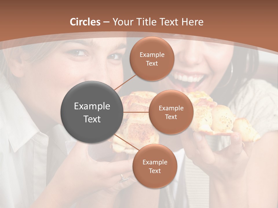 Greeting Candle Chocolate PowerPoint Template