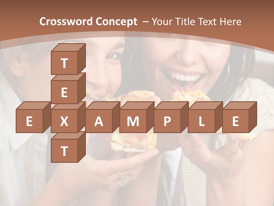 Greeting Candle Chocolate PowerPoint Template