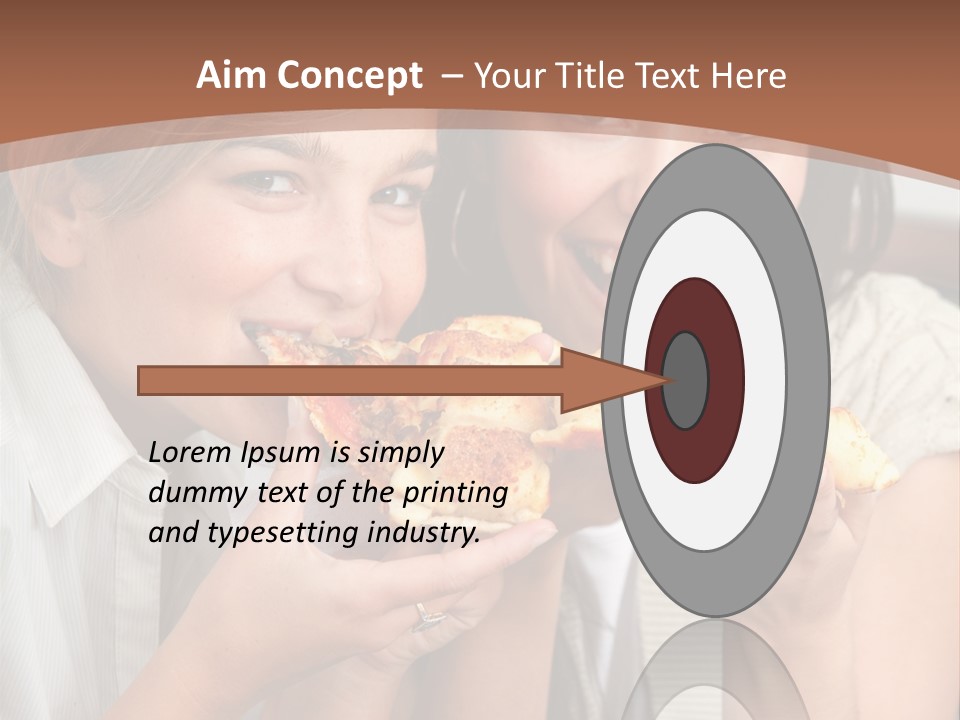 Greeting Candle Chocolate PowerPoint Template