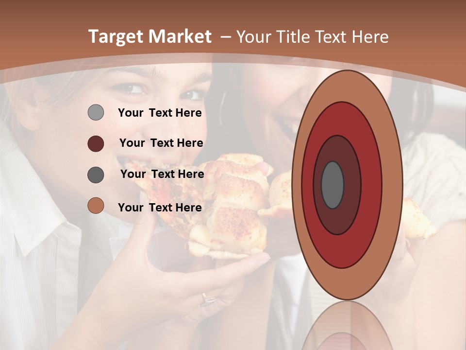 Greeting Candle Chocolate PowerPoint Template