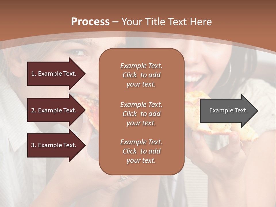 Greeting Candle Chocolate PowerPoint Template