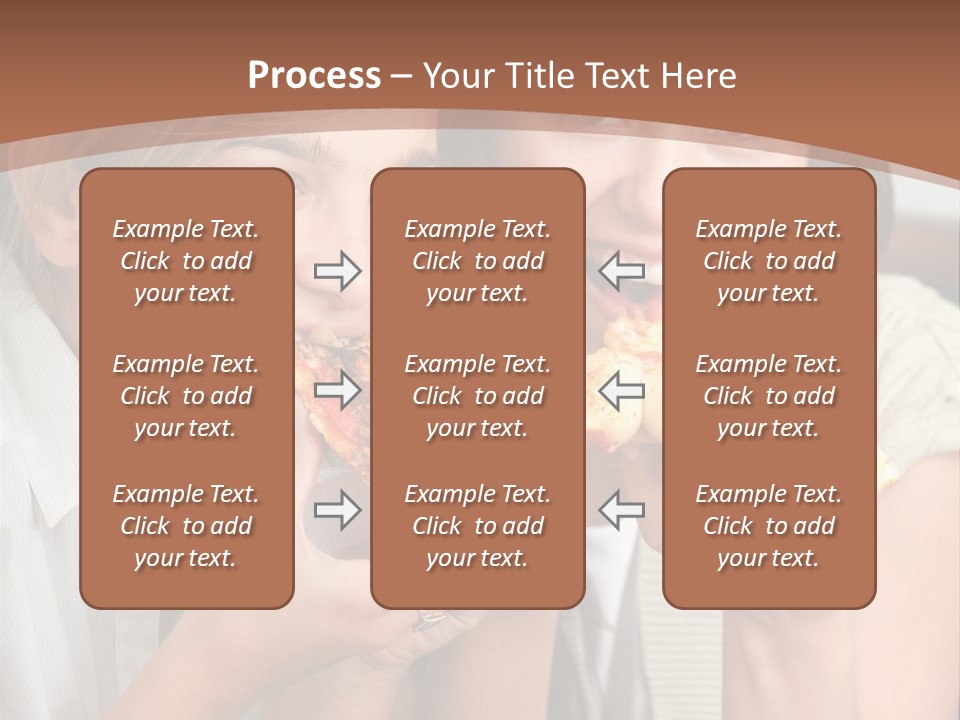 Greeting Candle Chocolate PowerPoint Template