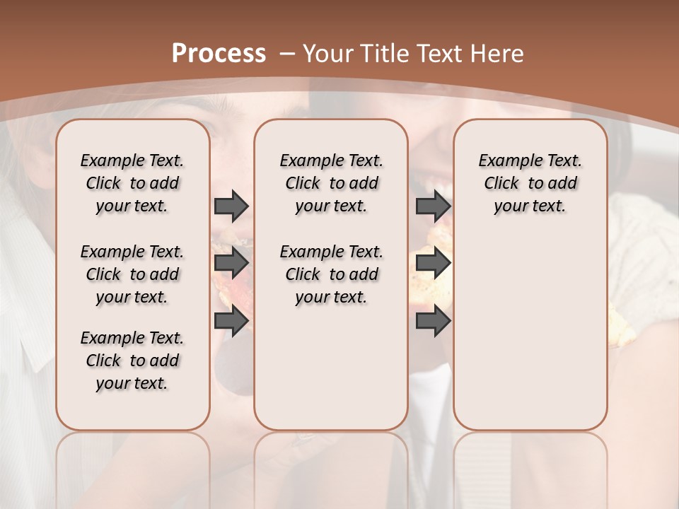 Greeting Candle Chocolate PowerPoint Template