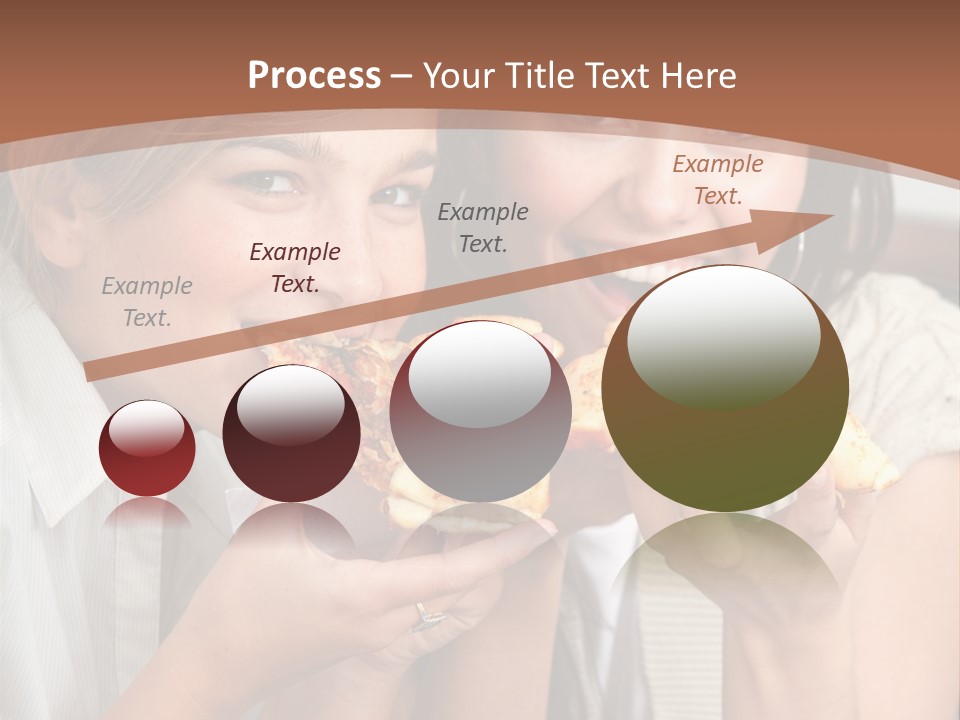 Greeting Candle Chocolate PowerPoint Template