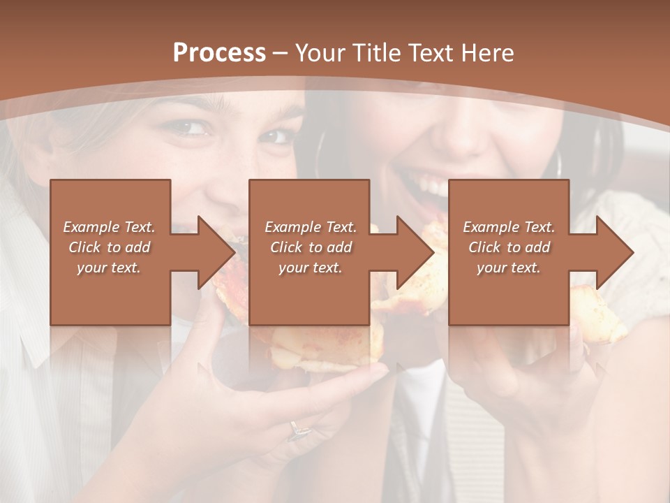 Greeting Candle Chocolate PowerPoint Template